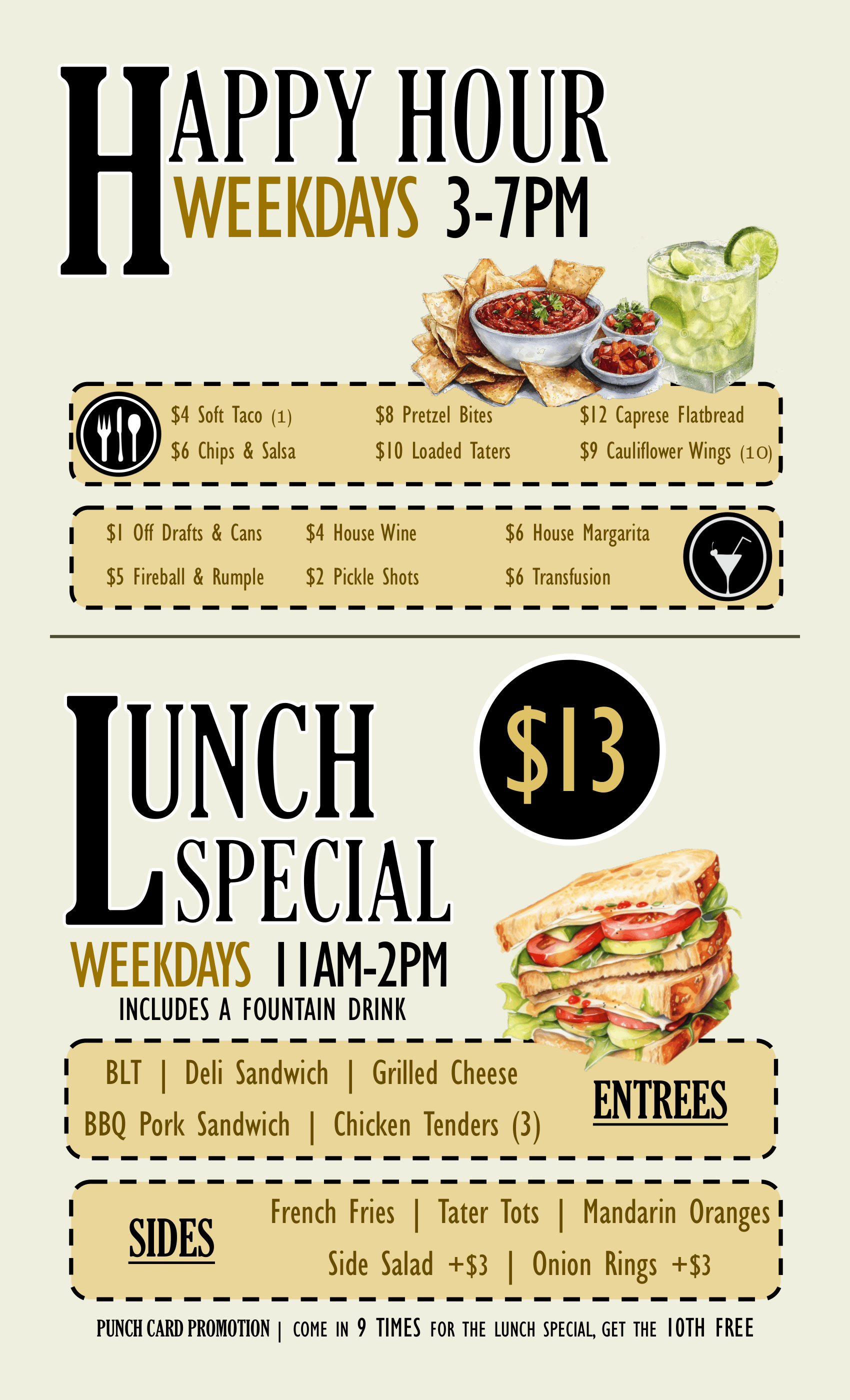 SPRING UPDATE - FULL MENU-